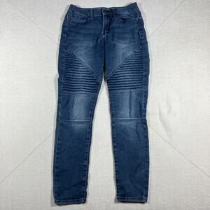 EUC 7 Seven For All Mankind Women’s Size 6 “Skinny” Moto Jeans Jegging 28x29